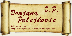 Damjana Pulejković vizit kartica